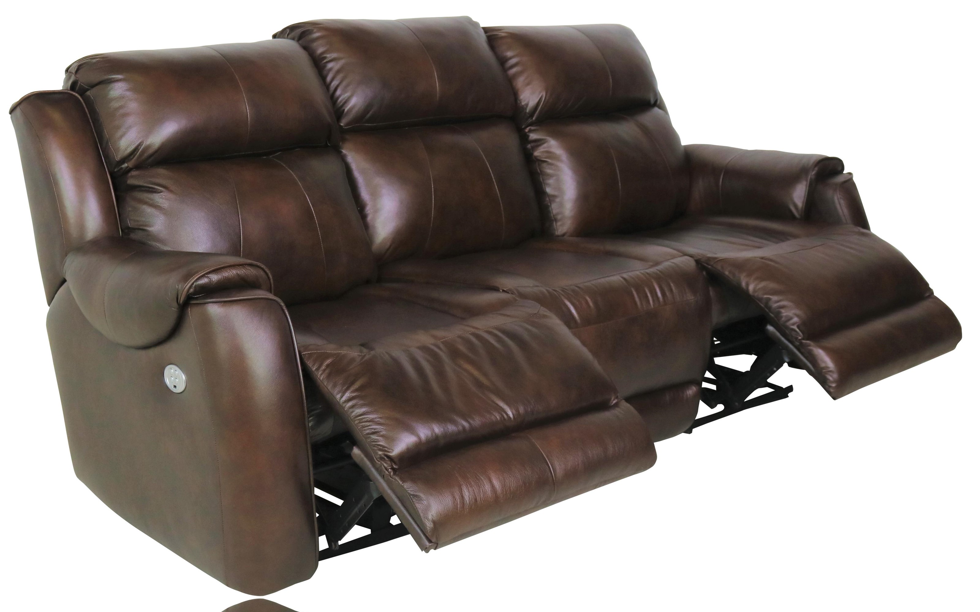 Franklin reclining sofa discount with heat and massage